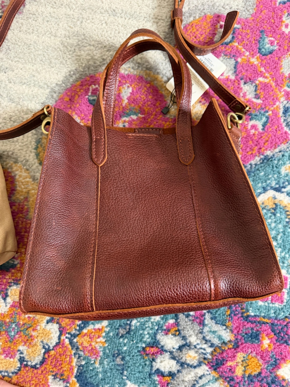 Portland Leather Lola Crossbody tote - Picture 3 of 5